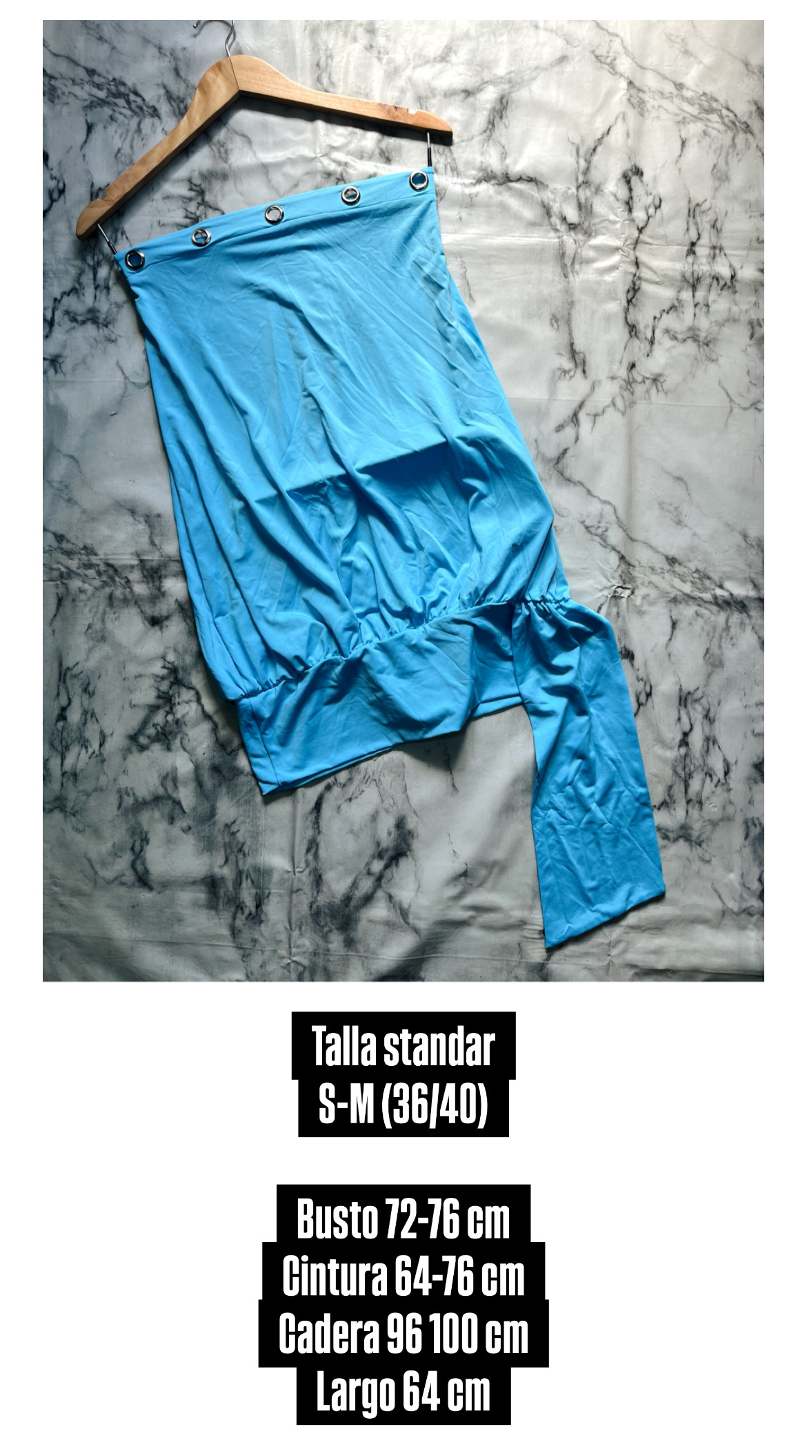 Vestido aqua - Imagen 2
